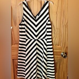 Market & Spruce Chevron Striped Mini Dress